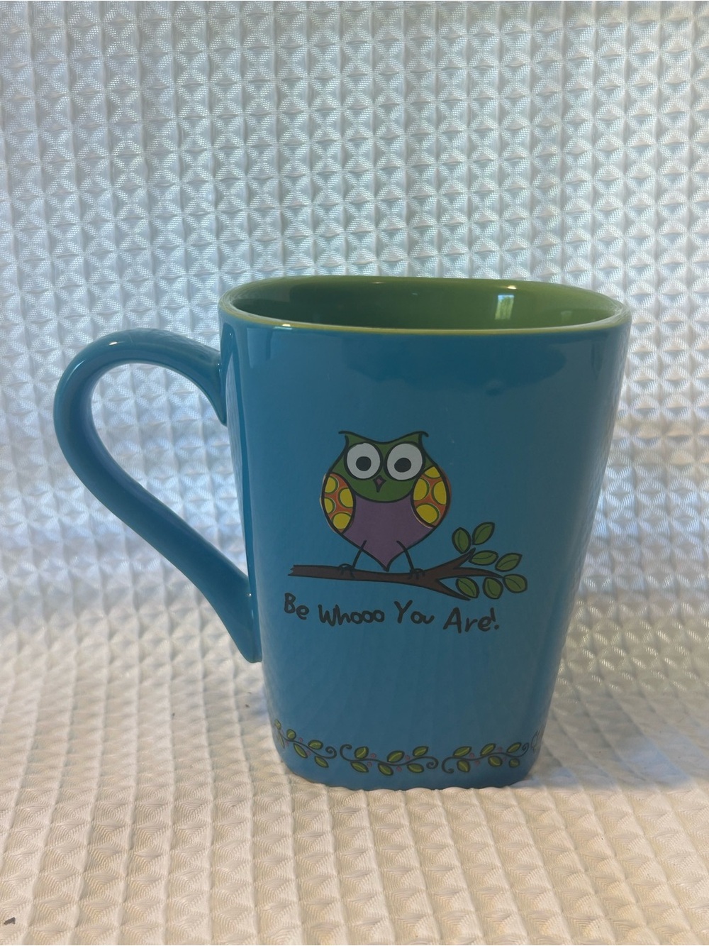 Lovin’ Life with Cape Shore Blue Owl Ceramic Mug - Be Whooo You Are